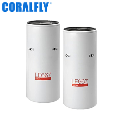 CORALFLY Oil Filter Cross Reference LF667 Excavator CORALFLY Filter