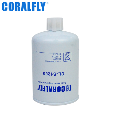 Fs1280 BF1280 P551329 3925274 CORALFLY Truck Air Filter Fuel / Water Separator Spin - On With Drain