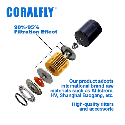 Filter Diesel Engines Hydraulic Filter CORALFLY Oil Filter HF6553 HF6551 BT8851-MPG P164378 for Donaldson