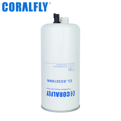 Coralfly Construction Machinery Fuel Water Separator Filter FS53016NN For Fleetguard
