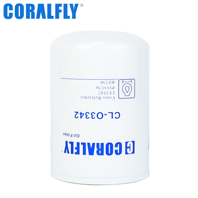 Coralfly Construction Machinery Oil Filter LF3342 P555570 BT230 For Fleetguard
