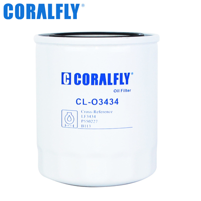Coralfly Construction Machinery Oil Filter LF343 P550227 B113 For Fleetguard