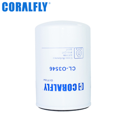 Coralfly Construction Machinery Oil Filter LF33546 551257 B337 For Fleetguard