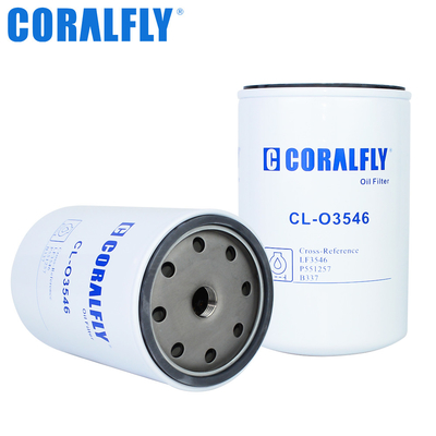 Coralfly Construction Machinery Oil Filter LF33546 551257 B337 For Fleetguard