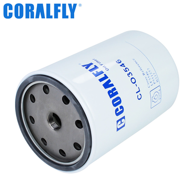 Coralfly Construction Machinery Oil Filter LF33546 551257 B337 For Fleetguard