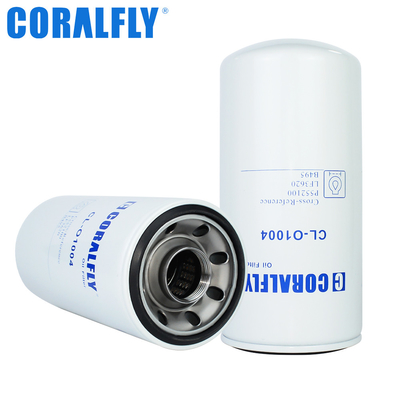 Coralfly Construction Machinery Oil Filter P552100 LF3620 B495 For Fleetguard