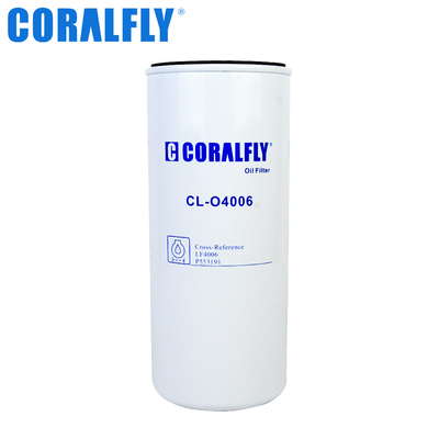Coralfly Construction Machinery Oil Filter LF4006 P553191 For Fleetguard