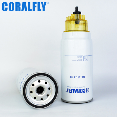 Coralfly Construction Machinery Fuel Water Separator Filter PL420 1433649 P550778 For MANN