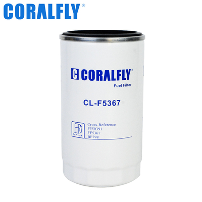 Coralfly Construction Machinery Fuel Filter P550391 FF5367 BF798 For Fleetguard Donaldson
