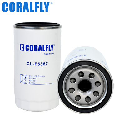 Coralfly Construction Machinery Fuel Filter P550391 FF5367 BF798 For Fleetguard Donaldson