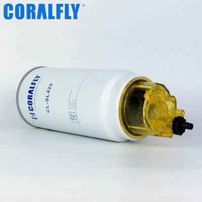 Coralfly Construction Machinery Fuel Water Separator Filter PL420 1433649 P550778 For MANN