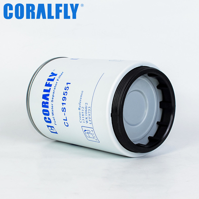 Coralfly Construction Machinery Fuel Water Separator Filter 1518512 WK1060/2 LFF9753 For Scania