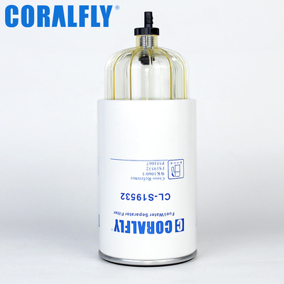 Coralfly Construction Machinery Fuel Water Separator Filter WK1060/1 FS19532 P551067 For MANN