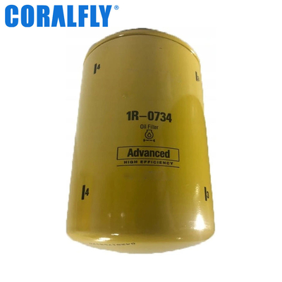 Spin On 1R0734 CORALFLY Oil Filter Cellulose Media