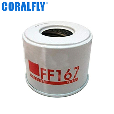 Cartridge Style Fleetguard FF167 Fuel Filter Cellulose Media