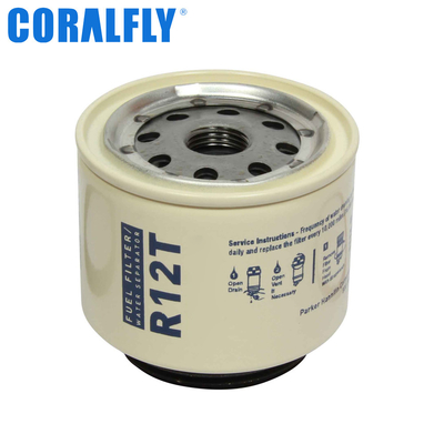 Racor R12t Fuel Filter 13 Micron Diesel Water Separator Cellulose Media