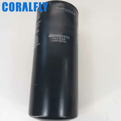 Full Flow Oil Filter 485GB3191C CORALFLY Oil Filter 4.25 Inch Outer Diameter