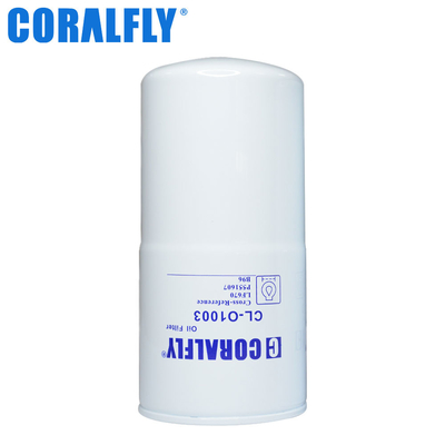 SAE J1858 Efficiency Test CORALFLY LF670 Oil Filter Warranty 1 Year