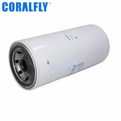 Spin On P551808 For CORALFLY Oil Filter 5.35 Inch Outer Diameter