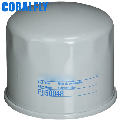 Spin On Excavator Fuel Filter P550048  For CORALFLY Fuel Filter