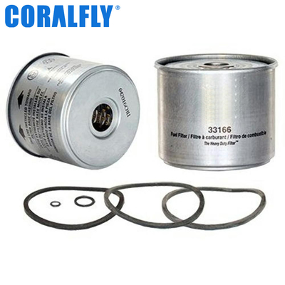TS 16949 Wix 33166 Fuel Filter For Truck Warranty 1 Year