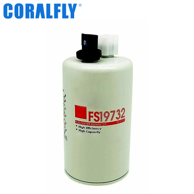 Fs19732 P550848 43919935 43802263 N909030 33732 Fleetguard Fuel Water Separator Filter Sensor Port And Reusable Sensor