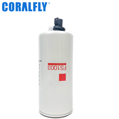 Fs1003 P551103 3406889 CORALFLY Fuel Water Separator Spin - On With Drain , Sensor Port And Reusable Sensor