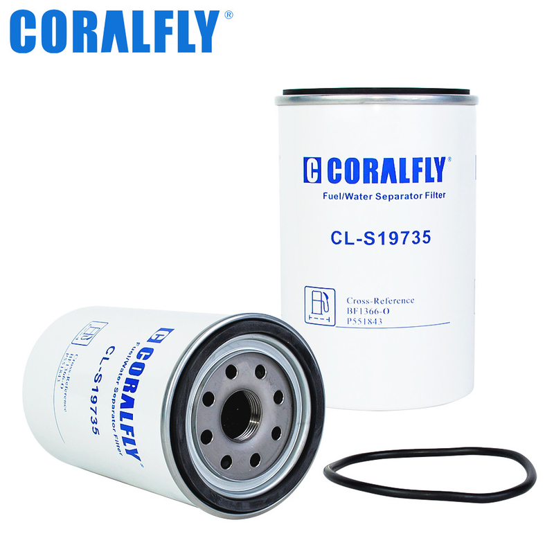 Coralfly Construction Machinery Oil Filter BF1366-0 P551843 For Fleetguard