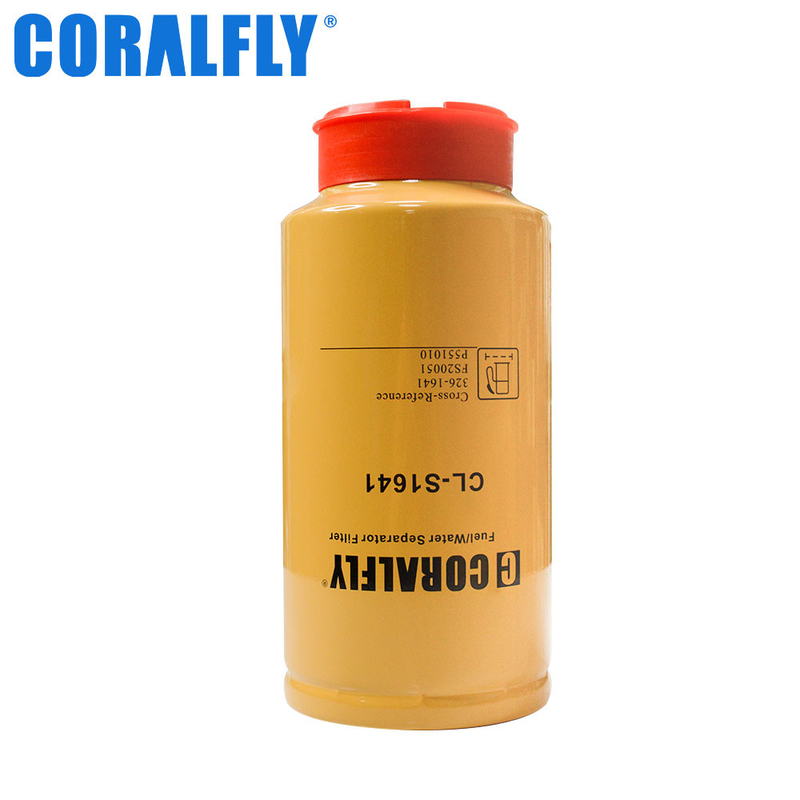 326-1641 Excavator Fuel Water Separator Filter Spin On CORALFLY Filter