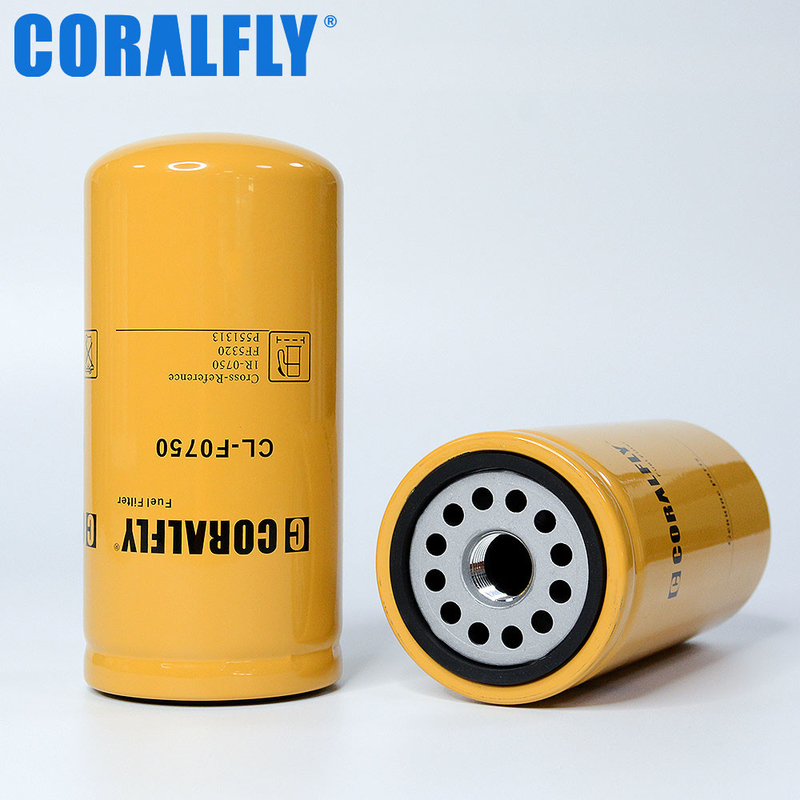 Spin On 5.2 Bar CORALFLY 1R0750 Fuel Filter For Truck