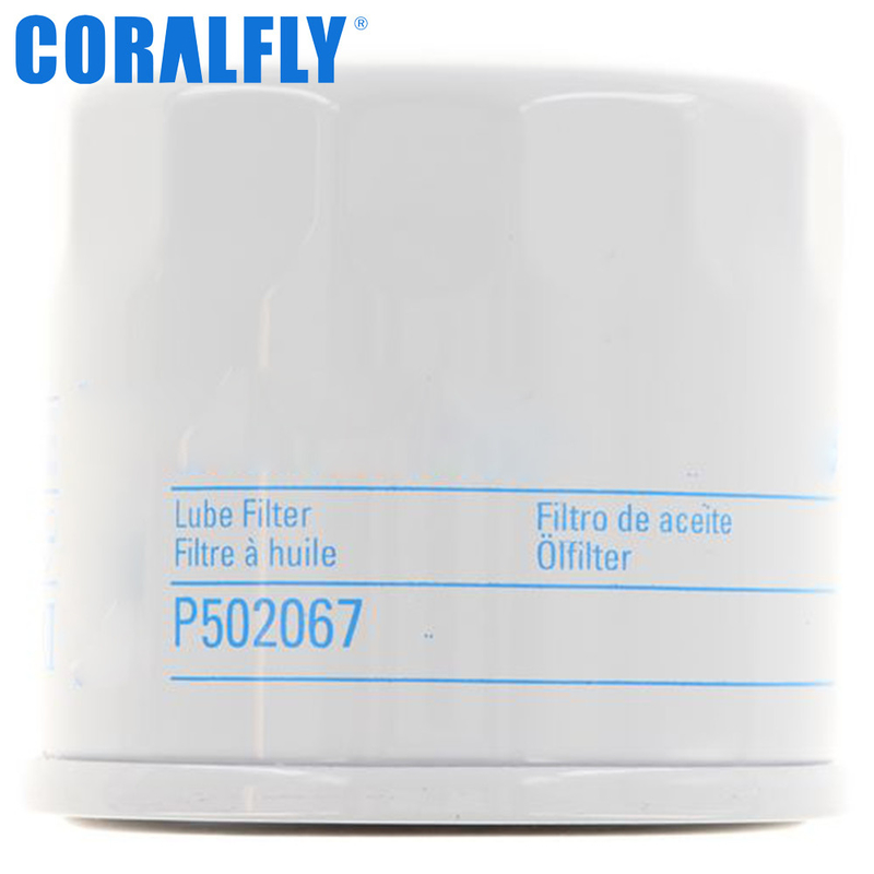 Full Flow Type P502067 Donaldson Oil Filter Cellulose Oil Filter